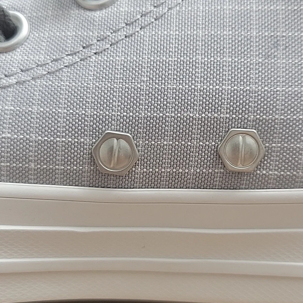 Converse Kids High-Top Sneakers - Gray and Orange
